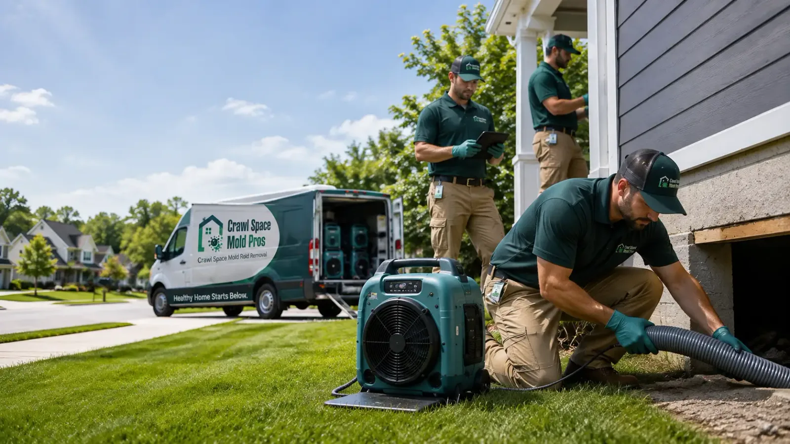 Crawl Space Mold Removal in Thornwood, NY